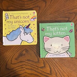 Usborne kids books | set of 2 Usborne touchy-feely board books